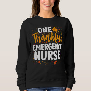 Sweatshirt Une Infirmière D'Urgence Reconnaissait Les Remerci