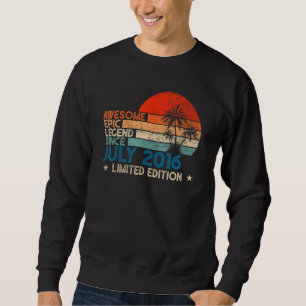 Sweatshirt Une légende épopée stupéfiante depuis juillet 2016