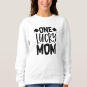 Sweatshirt Une maman chanceuse (Devant)