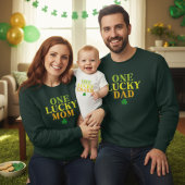 Sweatshirt Une maman chanceuse | Cadeau de Saint-Patrick pour