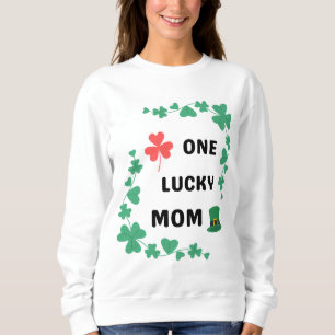 Sweatshirt Une mère chanceuse irish T-Shirt