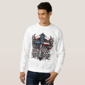 Sweatshirt Une nation sous Dieu (Devant entier)
