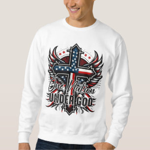 Sweatshirt Une nation sous Dieu