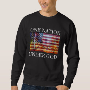 Sweatshirt Une nation sous Dieu Louisiane Louisiane