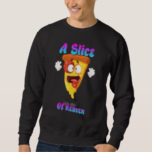Sweatshirt Une Partie Du Ciel Pizza Drôle Citation Sarcastiqu