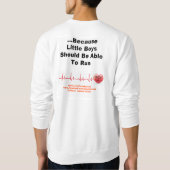 Sweatshirt Une partie du miracle en août 31,2014 Sweatshirt-2 (Dos)