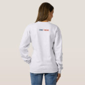 Sweatshirt Une souris confondue par une déclaration muette (Dos entier)