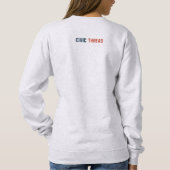 Sweatshirt Une souris confondue par une déclaration muette (Dos)