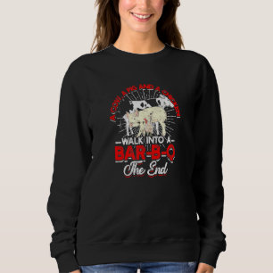 Sweatshirt Une vache Un cochon et un poulet Marchez dans un B