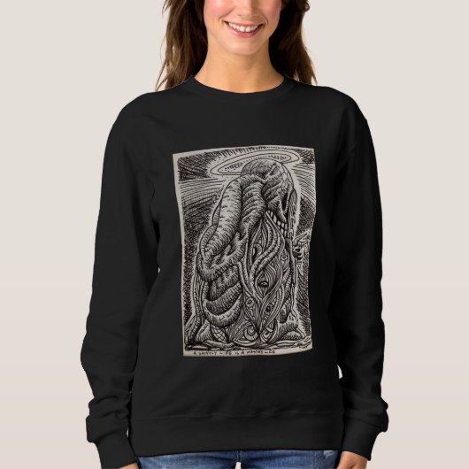 Sweatshirt Une vie sainte (Devant)