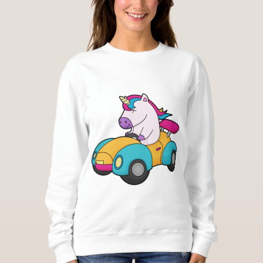 Sweatshirt Unicorn Car (Devant)