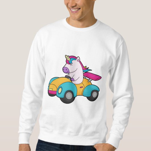 Sweatshirt Unicorn Car (Devant)