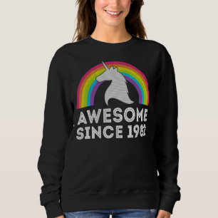 Sweatshirt Unicorn Graphic 40 ans 40ème Anniversaire Party