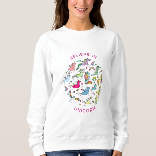 Sweatshirt Unicorn Magic Kawaii (Devant)