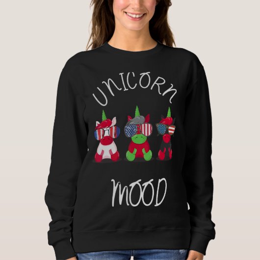 Sweatshirt Unicorn Mood 10 (Devant)