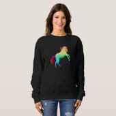 Sweatshirt Unicorn multicolore (Devant entier)