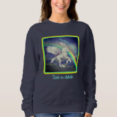Sweatshirt Unicorn sur Rainbow Dreams Inspiration (Devant)