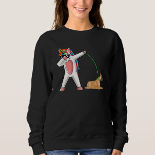 Sweatshirt Unicorn Walking Malinois Chien Maman Unicorn Mama