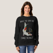 Sweatshirt Unicorn Yoga (Devant entier)