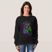 Sweatshirt Unicorn Zombie Zombie (Devant entier)
