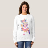 Sweatshirt Unicorne (Devant entier)