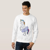 Sweatshirt Unicorne au Ballet avec jupe (Devant entier)