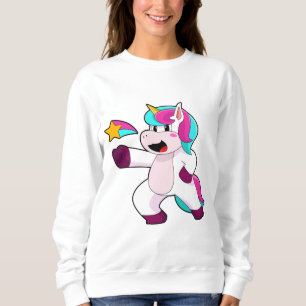 Sweatshirt Unicorne avec étoile