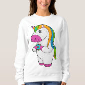 Sweatshirt Unicorne Donut (Devant)