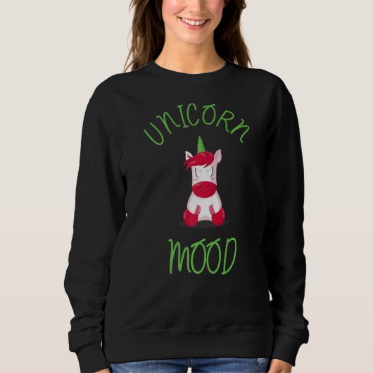 Sweatshirt Unicorne Humeur 6 (Devant)