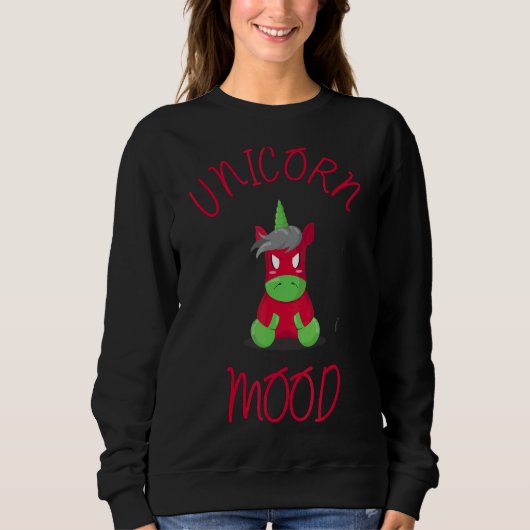Sweatshirt Unicorne Humeur 7 (Devant)