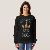 Sweatshirt Unicorne Humeur 7 (Devant entier)
