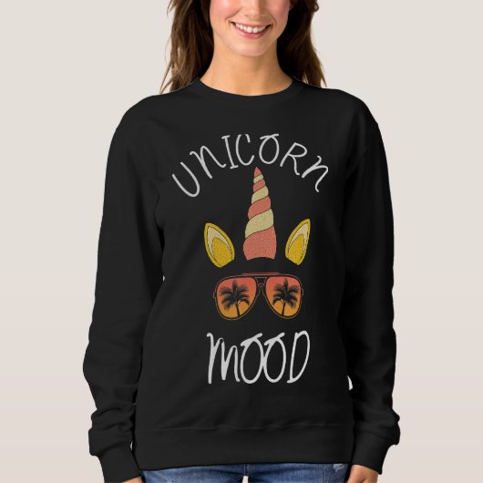 Sweatshirt Unicorne Humeur 7 (Devant)