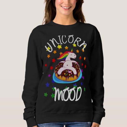 Sweatshirt Unicorne Humeur 8 (Devant)