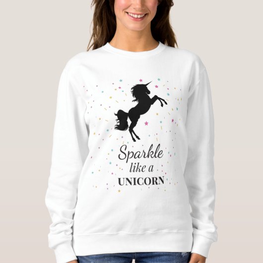 Sweatshirt Unicorne Motivationnel (Devant)