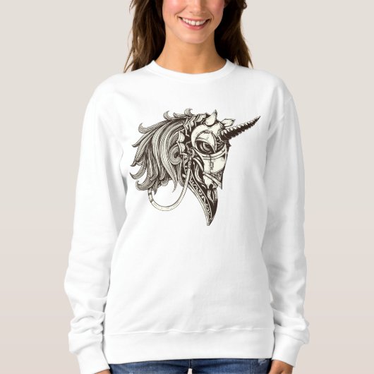 Sweatshirt Unicorne Steampunk (Devant)