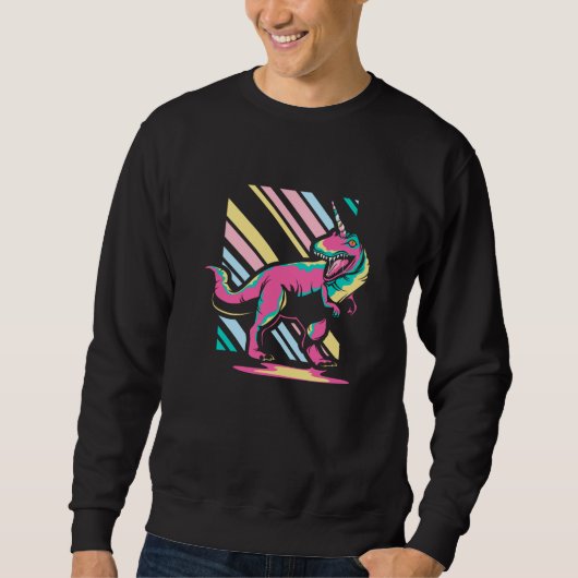 Sweatshirt Unicornsaurus Unicorn Dinosaur Magique Unicorne (Devant)