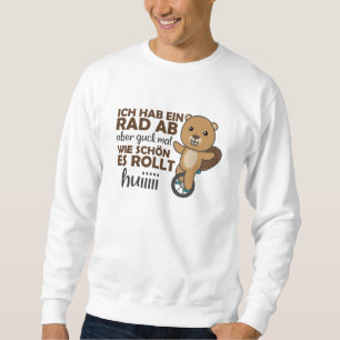 Sweatshirt Unicycle Beaver Unicyclist Beaver Circus