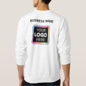 Sweatshirt Uniforme Marqué - Ajoutez le Logo et le Nom de Vot (Dos)