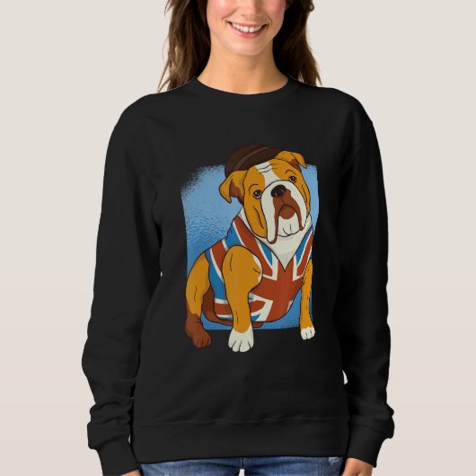 Sweatshirt Union Jack British Flag UK British Isles Anglais B (Devant)
