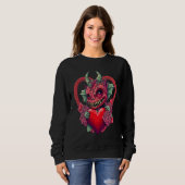 Sweatshirt Unique Cute Devilcore Devil Core Valentines Day (Devant entier)