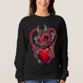 Sweatshirt Unique Cute Devilcore Devil Core Valentines Day (Devant)