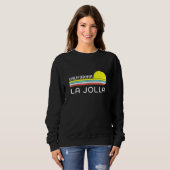 Sweatshirt Unique La Jolla California Retro Sunset Graphic No (Devant entier)