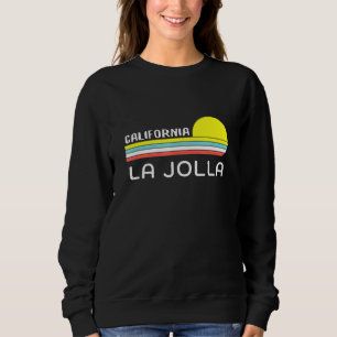 Sweatshirt Unique La Jolla California Retro Sunset Graphic No