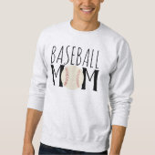Sweatshirt Unisex de maman de baseball (Devant)