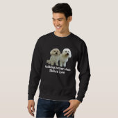 Sweatshirt unisexe d'amis de Bichon (Devant entier)