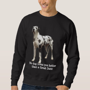 Sweatshirt unisexe de harlequin de great dane