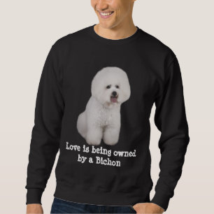 Sweatshirt unisexe précieux de Bichon Frise