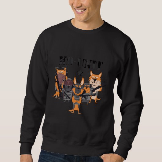 Sweatshirt Unité de chiens de police K9 (Devant)