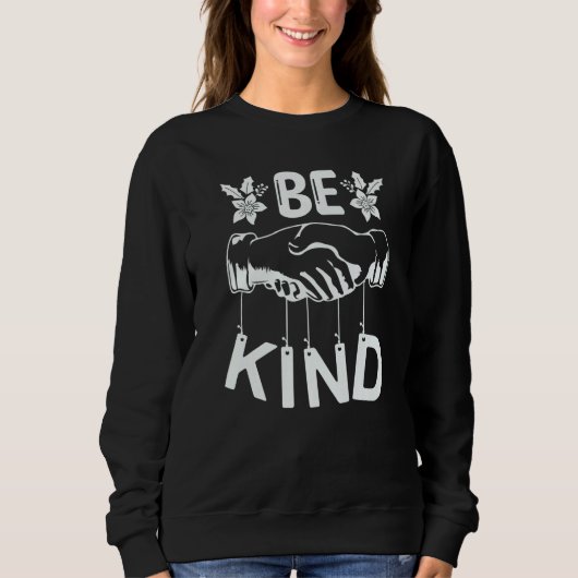 Sweatshirt Unity Day Orange Hand Be Kind Anti Bullying (Devant)