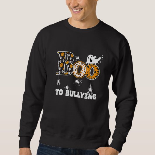 Sweatshirt UNITY DAY Orange Tee Anti Bullying Be kind Boo To  (Devant)